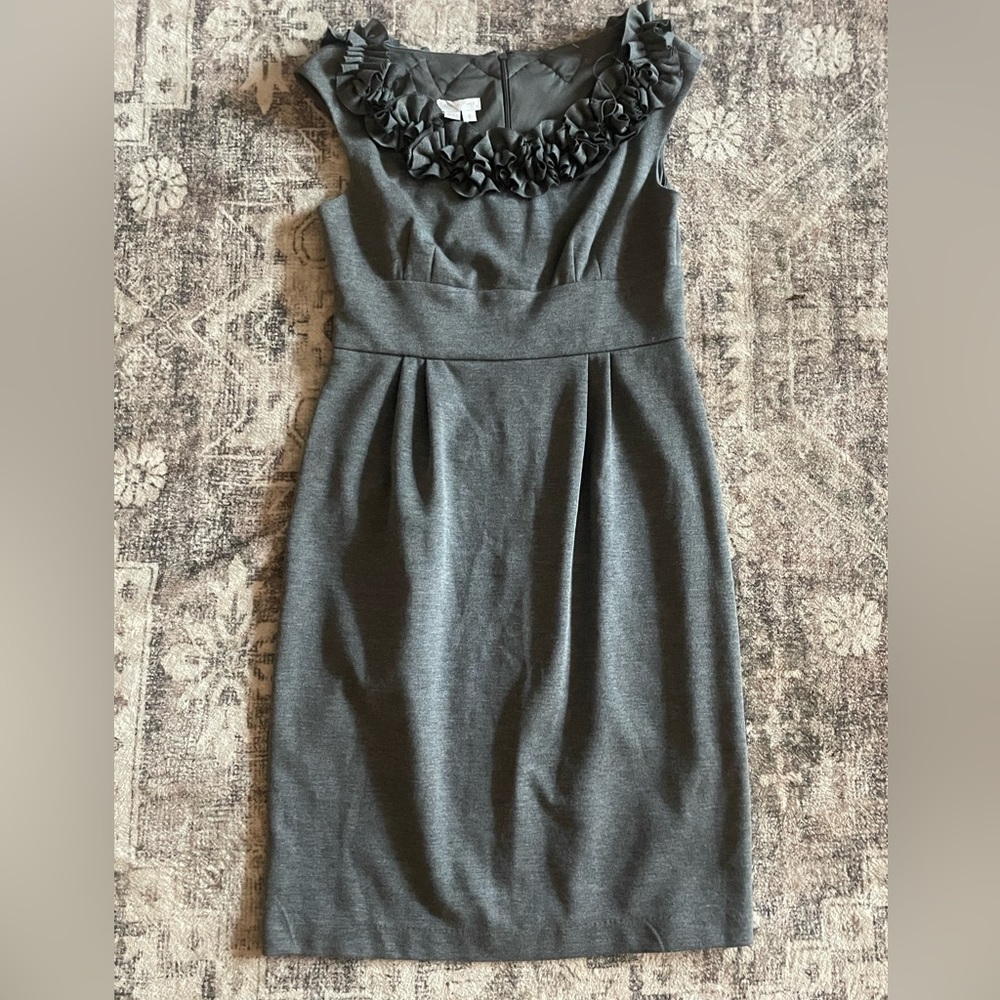 Grey beautiful dress.